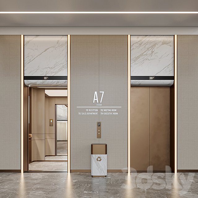 Elevator Lobby Design 03