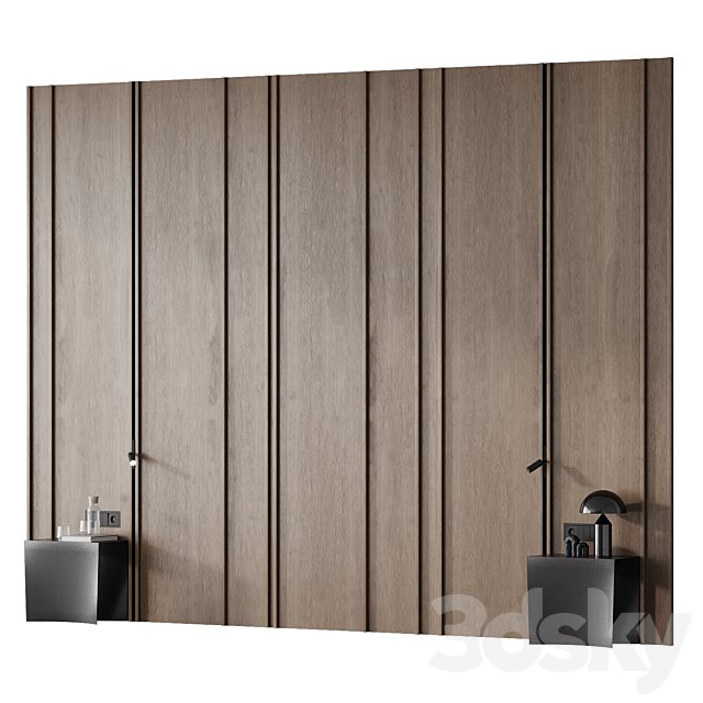 Headboard 002 | bedroom headboard | Wall composition