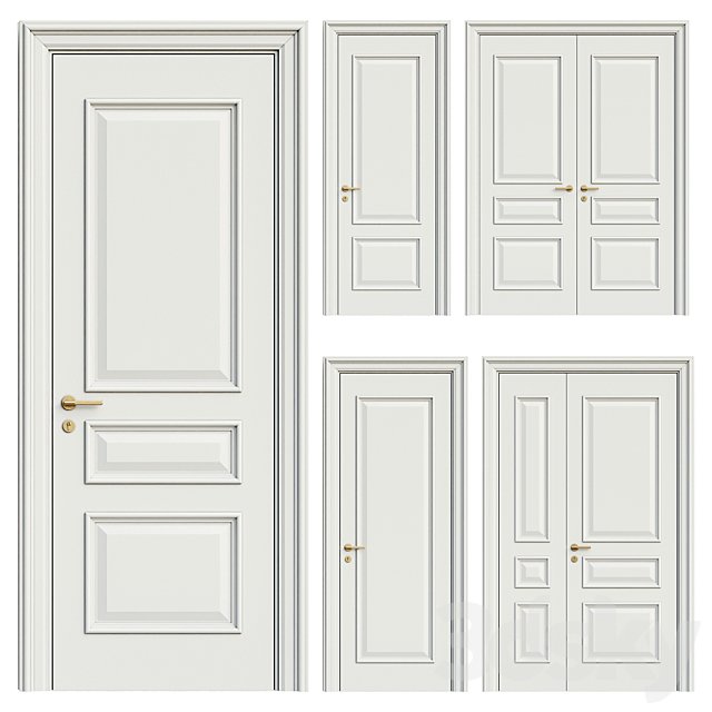 Classic double door - interior door 139 - Entrance