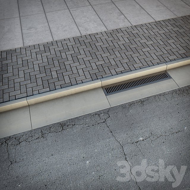 sidewalk road
