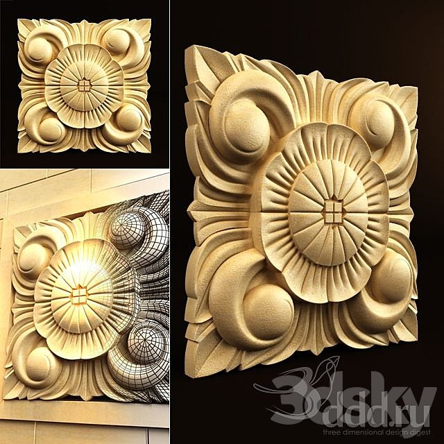 Palimanan Carving Ornament 07