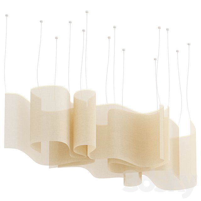 Fabric Chandelier