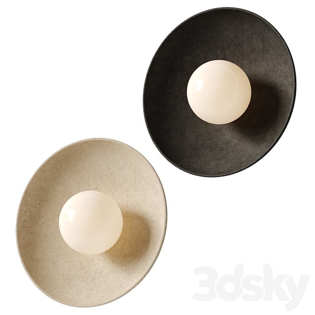 Handmade Ceramic Dish Wall Sconce - Lighting Collective