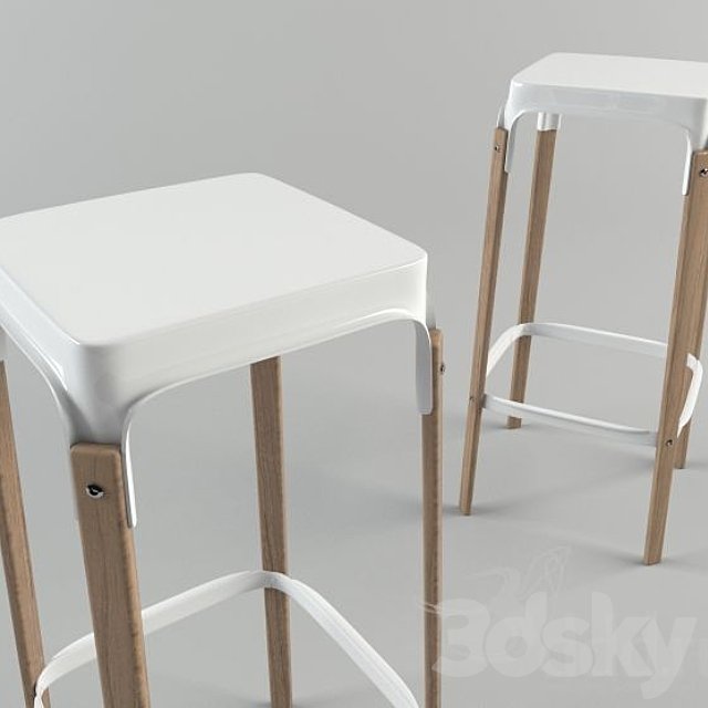 Steelwood Bar Stool Bouroulec