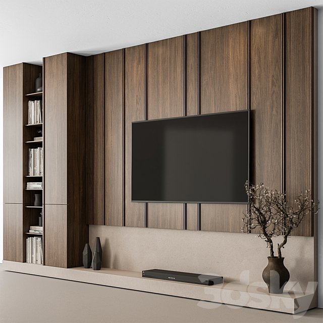 TV Wall Wooden - Set 110