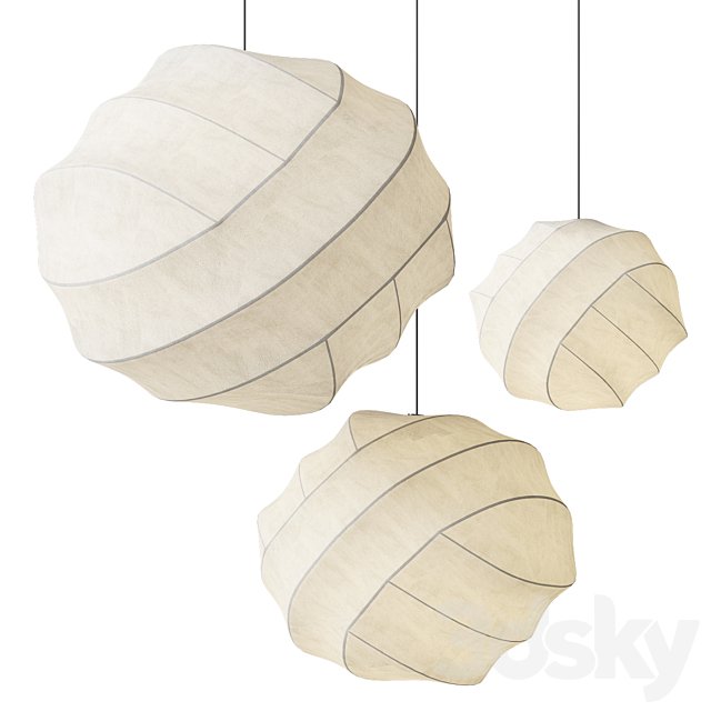 Silk Wabi-Sabi Pendant Light