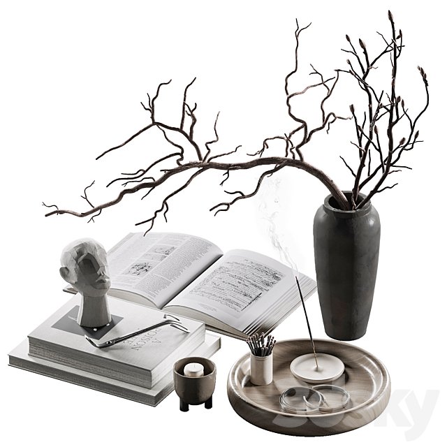 Decorative set for coffee table 47