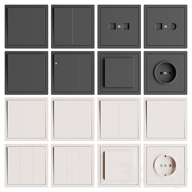 Donel sockets and switches