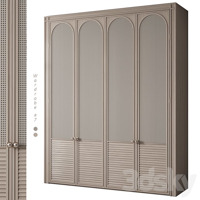 Wardrobe Rattan No. 7