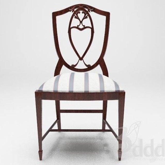 shieldback dinner chair