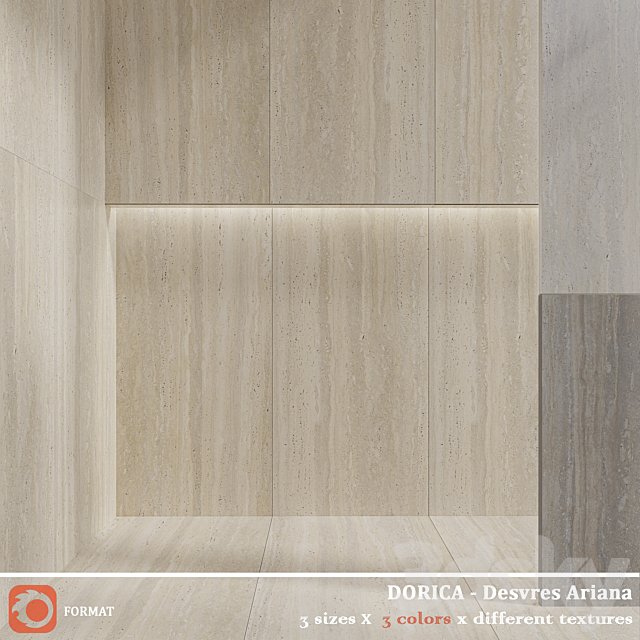 Desvres Ariana DORCIA avorio crema greige
