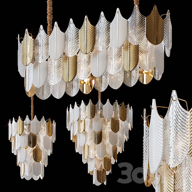Hanging chandeliers LAIMA by Lampatron