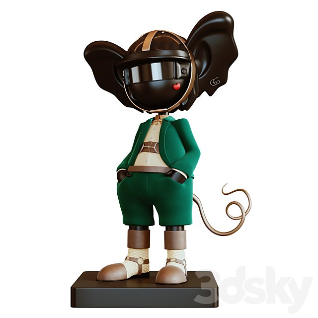 Gucci cartoon hipster toys Sculpture