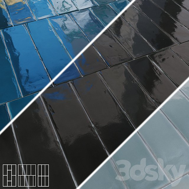 Ceramic wall tiles DNA ECLAT