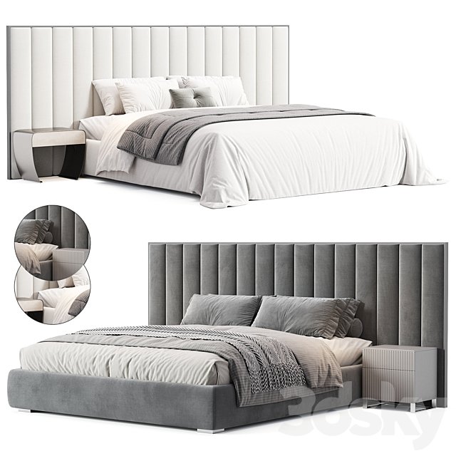 Haymon Velvet Bed by Mercer 41