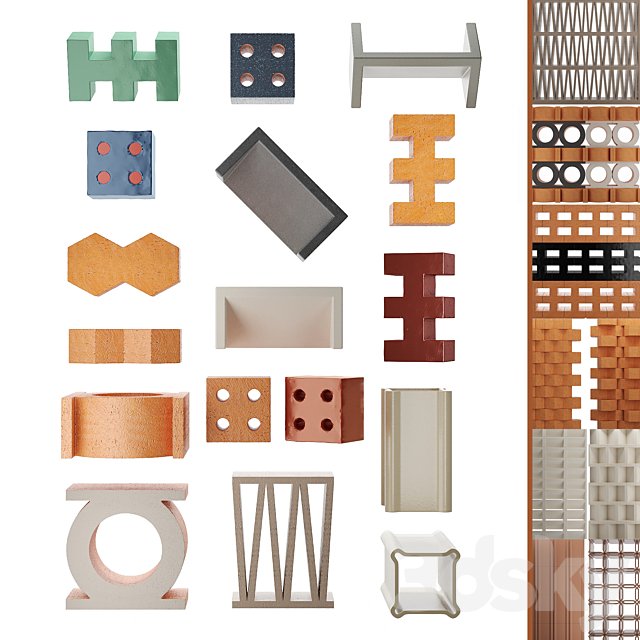 Mutina 3d elements