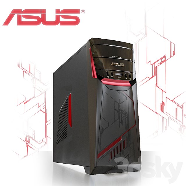 System unit ASUS ROG G11CB. Gaming computer