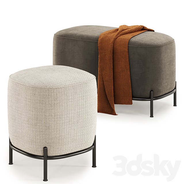 Hemlock Pouf