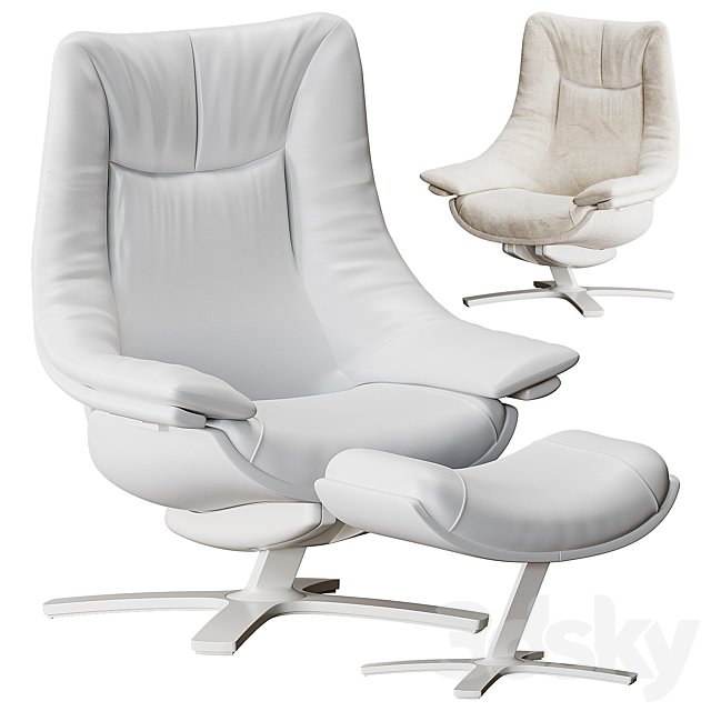Re-Vive Casual Armchair By Natuzzi