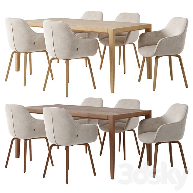 Aleli Chair.Kave Home, Table Nizou AM.PM