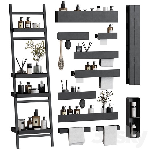 Bath accessories Tezza 02 in minimalist style