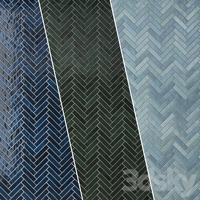 Tile Cloe Ceramic Herringbone Set 13