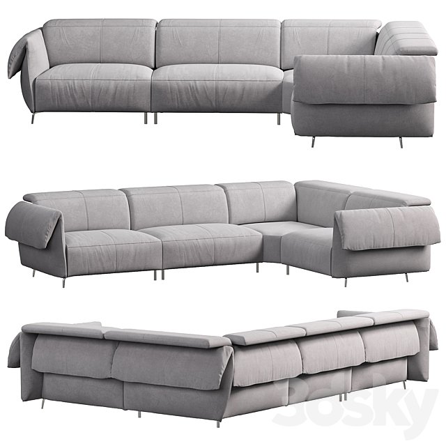 Seagull sofa by Natuzzi italia