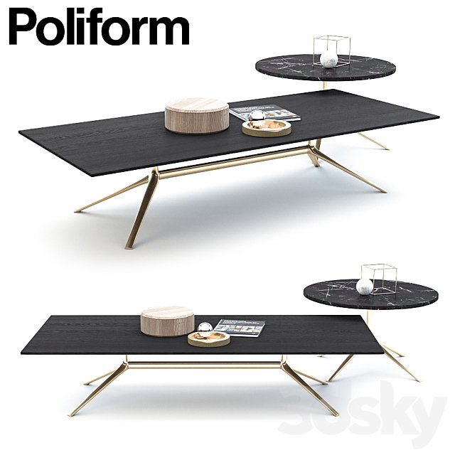 POLIFORM MONDRIAN COFFEE TABLE