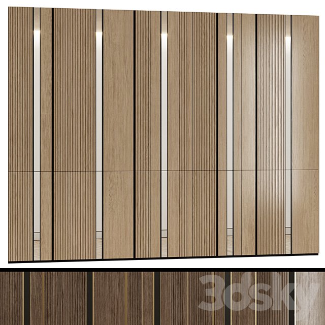 Modular wall panels in a modern minimalist style 5