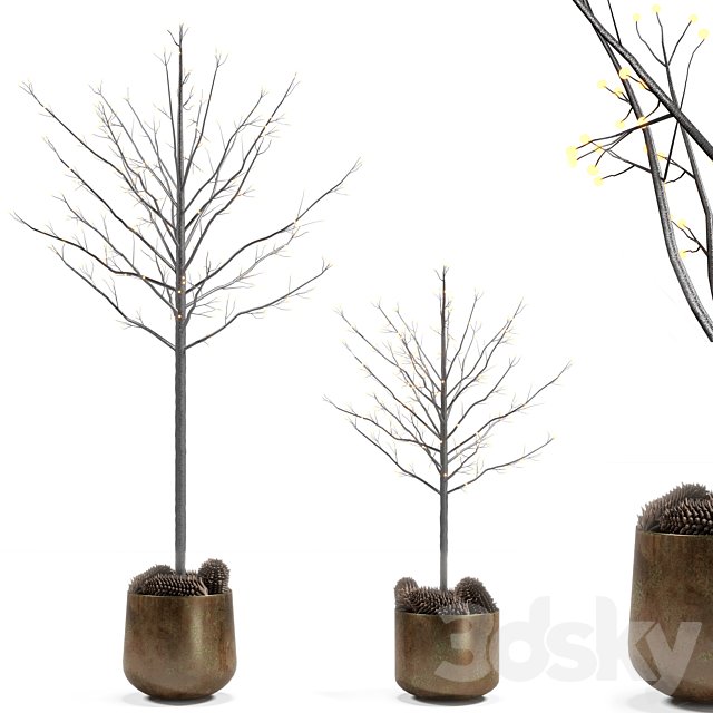 Black Christmas tree