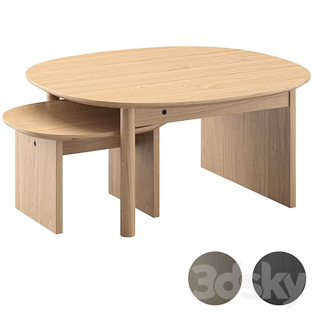 Sling coffee and side tables by Sam Hecht and Kim Colin