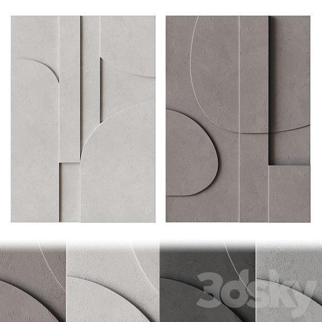 Decorative 3D panel