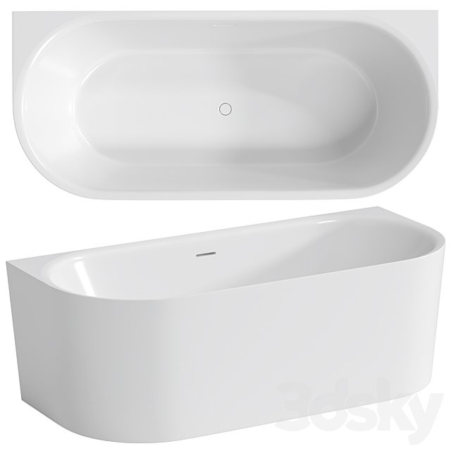 Knief Fresh Wall 180x80x60 Wall Bathtub