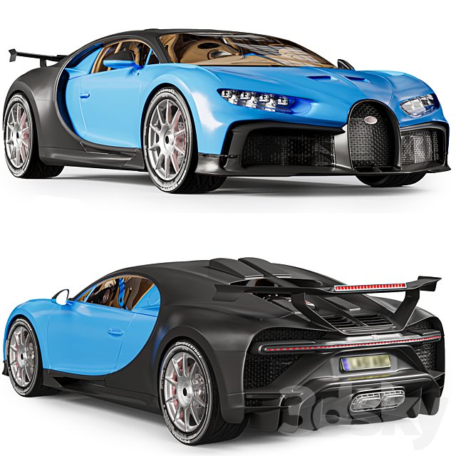 Bugatti Chiron + interior