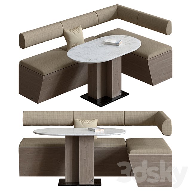 Corner sofa for the kitchen
