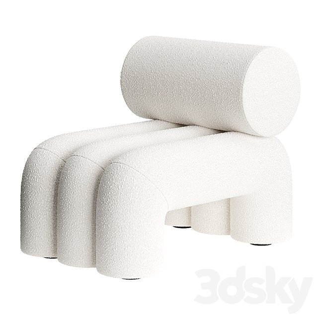 Foku Chair Boucle by 101 Copenhagen
