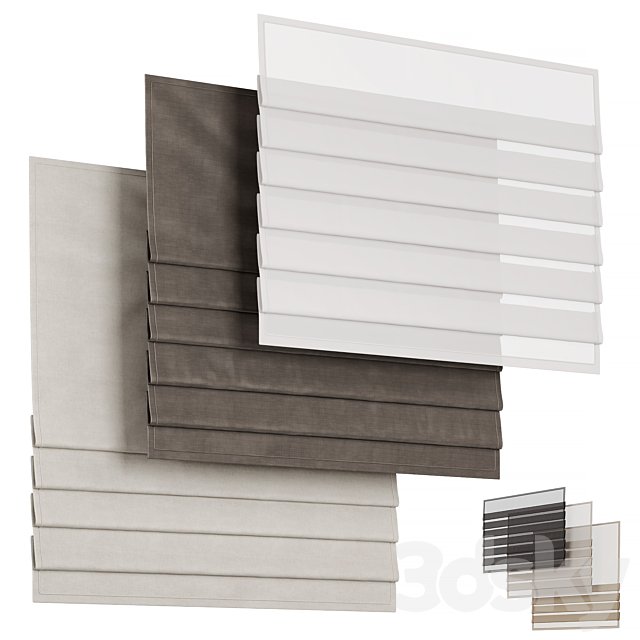 Roman blinds are thick, Roman blinds