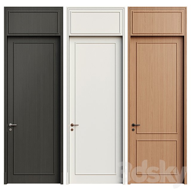 concealed wooden door - Interior door 193 - classic door
