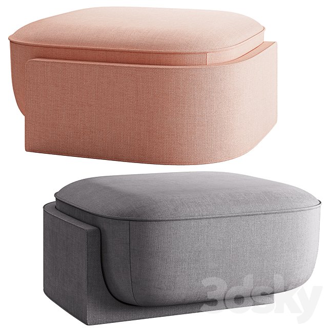 108 Litho Pouf by Pierre Frey