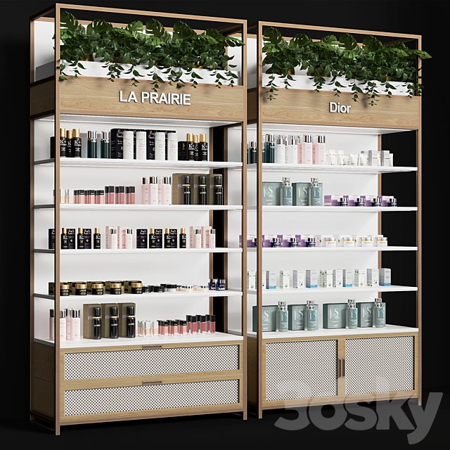 Rack with cosmetics 3