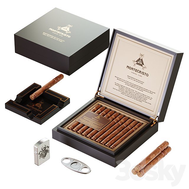 Cigar decor "Montecristo"