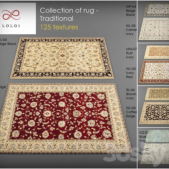 Collection of Loloi rugs