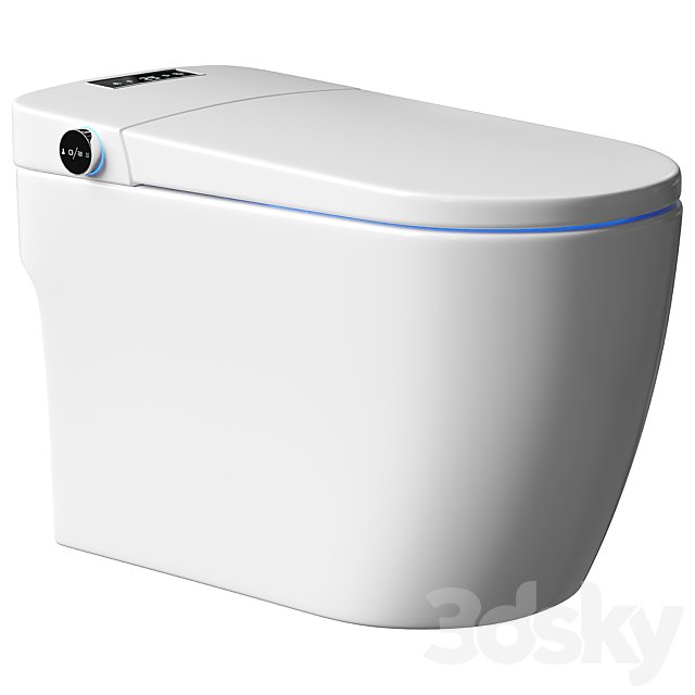 Self Clean Smart Toilet