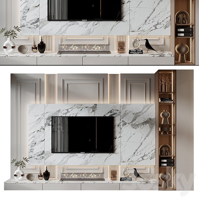 TV shelf 0769