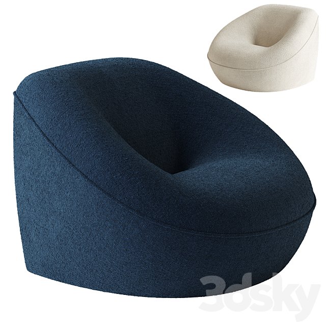 Tortello armchair by B&B Italia