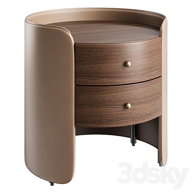 Bedside table Firmo brown