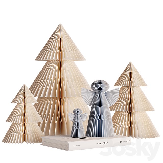 Paper decor set 01