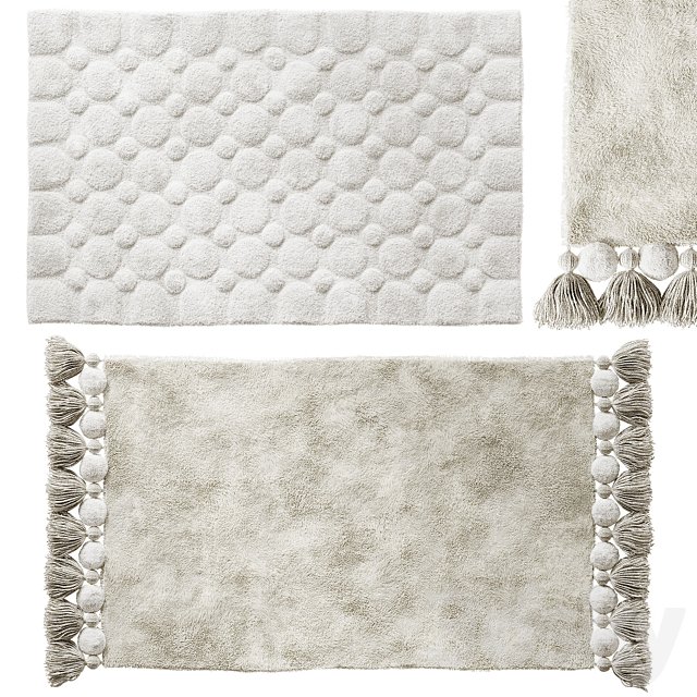 Tkano Essential Bath Mat Set