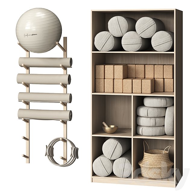 Yoga Props Storage Area