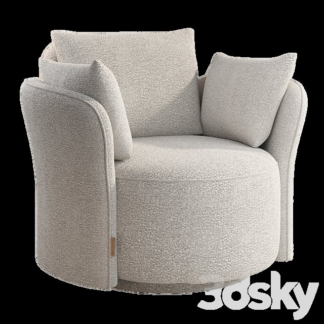Armchair Dantone home Lulu L